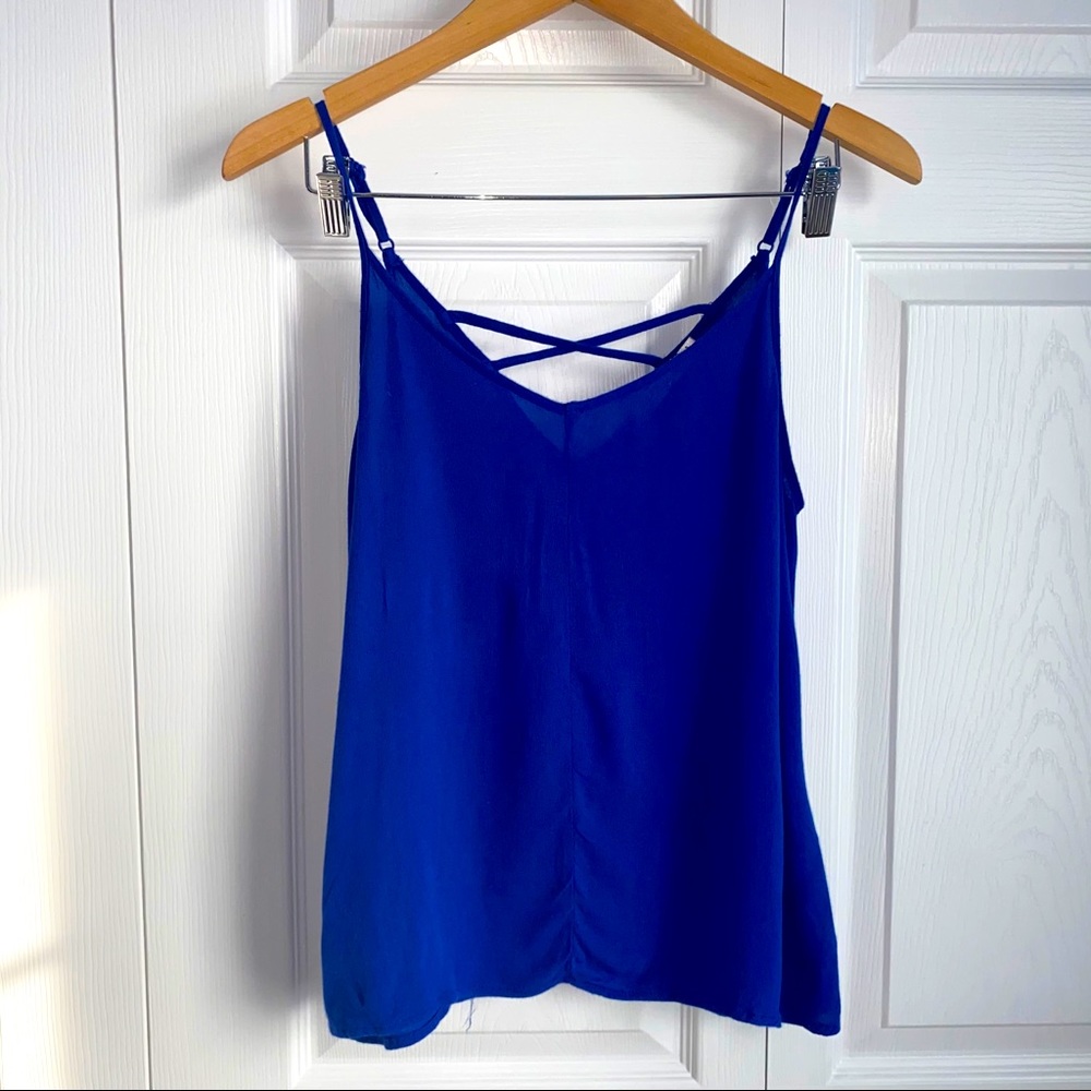 Liberty Love Spaghetti Strap Criss Cross Top